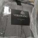Vera Wang - King Comforter Set, Soft Cotton Bedding w/Smooth Cotton Percale Reverse, Lightweight for Year Round Comfort, 3 Piece Bed Set w/Matching Pillowcases (Woven Tucks Grey)