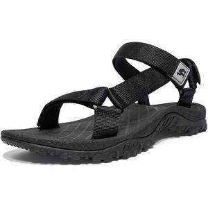 CAMEL CROWN Hiking Sport Sandals for Men Anti-skidding Water Sandals Comfortable Athletic Sandals for Outdoor Wading Beach (8, Black)