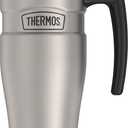 THERMOS Stainless King Vacuum-Insulated Travel Mug, 16 Ounce, Matte Stainless Steel