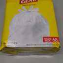 Glad Tall Kitchen Trash Bags 13 Gallon, Unscented Garbage Bags, Quick-Tie, 68 Count