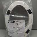 Carex Toilet Seat Riser, Elongated Raised Toilet Seat Adds 3.5 inches to Toilet Height, for Assistance Bending or Sitting, 300 Pound Weight Capacity Toilet Riser