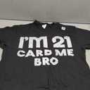 21 Year Old Card Me Funny 21st Birthday Gift Him Men Vegas T-Shirt, Medium