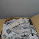 10x14 Area Rug Living Room Rugs - Washable Neutral Modern Abstract Soft Thin Large Rug Indoor Floor No Slip Rug Carpet for Bedroom Under Dining Table Home Office Decor - Blue Grey