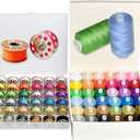72Pcs 36 Colors Prewound Metal Bobbins and Thread Spools for Hand & Machine Sewing, Emergency and Travel, DIY and Home, 36 Colors Polyester Thread Spools