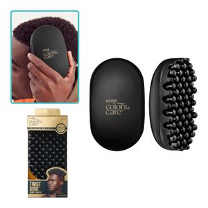 KISS Colors & Care Premium Twist King - Dense Design For Shorter Hair, Long-Lasting Durable, 2X Longevity, Defines Twists, Professional Quality, Quick & Easy Styling, Washable
