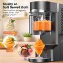 Slushie Machine for Home, Ice Cream Maker, 30OZ Capacity, Gray