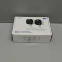 2K Cameras for Home Security-Outdoor/Indoor Camera for Dog/Cat/Pet/Nanny/Baby, Color Night Vision, White Light, Siren, 24/7 SD Recordings, Works with Alexa/Google Home, C1 (C1-White-2pack-2.4G)