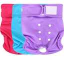 Cat Diapers for Female and Male Cats(Only for Pee),Reusable Pet Kitten Diapers for Cats Spraying,Kitty Cat Incontinence Diapers Medium  Size