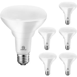 Energetic LED Flood Light Bulbs BR30, 65W Equivalent, Dimmable, Daylight 5000K, Indoor Flood Lights for Recessed Cans, 6 Pack