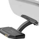 Rough Country Retractable Bed Step for Ram 1500 Truck (2009-2018) - Driver Side, Manual Pull Tailgate Step, Non-Slip Truck Step