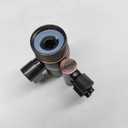 2 Way Kitchen Counter Top Water Filter Faucet Diverter Valve Aerator Splitter with Female M22 Thread and 1/4'' OD RO Tubing outlet Oil Rubbed Bronze