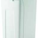 Knape & Vogt 35-Qt Replacement Trash Can, Kitchen Garbage Bin, in-Cabinent Trash Bin, 17-1/2" x 14-1/4" by 9-1/3", QT35PB-WH, White, 2pc