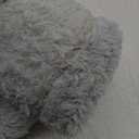 PAVILIA Sherpa Throw Blanket for Couch Sofa, Light Grey Fluffy Warm Plush Blanket for Bed, Cozy Super Soft Lightweight Throw, Fuzzy Decorative Blanket, All Season Home, 50x60