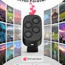 Stouchi Bluetooth 5.4 Scrolling Ring for TikTok, Rock-solid Connection, 100Hrs Battery, Comfort Wear Fingertip Wireless Bluetooth Remote Control, Compatible with iPhone, iPad and Android Phones/Tablet