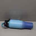 BJPKPK Insulated Water Bottles with Straw Lid, 40oz Metal Water Bottle with 2 lids & Paracord Strap, Double Wall Stainless Steel Tumbler with Handle, Reusable Cups, Mugs, Thermo, Sky