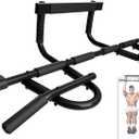 Yes4All Heavy Duty Wall Mounted Pull Up Bar, Over Door Pull Up Bar for Doorway, Multi Grip Chin Up Bar, Sturdy Strength Training Bars & Durable Gym Bar for Home Exercise