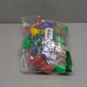 AMENON 5 Pack Mardi Gras Light Up Necklaces, Mardi Gras Party Supplies, 6 Lighting Modes, Holiday Accessories Party Favors, St Patrick Day Party Supplies