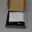 Child Safety Door Knob Cover (4 Pack) Hard-to-Remove Dual-Lock Door Handle Covers for Kids - Reusable Baby Proof Door Knob Locks - Installs Easily, No Tools Needed (Black)