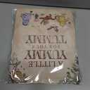 2 x 6PCS Winnie Table Sign with Stand, A Little YUMMY FOR YOUR TUMMY, Winnie Baby Shower Decorations, Classic Pooh Party Supplies, Vintage Winnie 8x10INCH