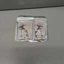 2 x Christmas Tree Decorations, Acrylic Christmas Tree Ornaments, Double-Printed Animal Hanging for Christmas Tree, Home Decor, Children's Gifts (Cow)