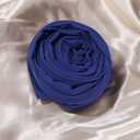 Fashion Scarves for Women Lightweight Breathable Solid Color Soft Chiffon Long Scarves Sun-proof Shawls Wrap (Blue)