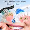 TEETHEORY Rotating Electric Toothbrush for Adults with 8 Brush Heads, Deep Clean Rechargeable Electric Toothbrush with 4 Modes and 2 Min Smart Timer, Last 30 Days and IPX7 Waterproof Blue