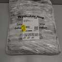 KOZYFLY Modern Abstract Small Area Rugs 2x3, Washable Kitchen Rug Non-Slip Soft Small Bathroom Rug, Grey/Light Beige/Brown Striped Entryway Rugs Abstract Print Faux Wool Doormat