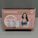 Momcozy M5 Smart APP Controlled Wearable Breast Pump, Hands-Free Wireless Electric Pump, 3 Modes 9 Suction Levels, BPA-Free, Portable Lightweight, 24mm Flange, 2-Pack Cozy Red