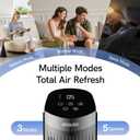 40" Tower Fan for Bedroom,35dB Quiet for Sleep,5 Speeds, 3 Modes,12H Timer, 70Oscillating Floor Standing Fans for Room,Fans with Remote Control for Room, Home, Office (Black), Large
