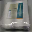 Comfort Spaces 100% Cotton Sheet Set Breathable, Lightweight, Soft with 14" Elastic Pocket Fits up to 16" Mattress, All Season Cozy Bedding, Matching Pillow Case, Full White 4 Piece