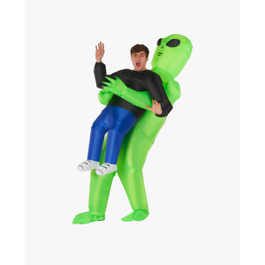 Morph Inflatable Alien Costume Adult, Blow Up Alien Costume for Halloween, Fun Inflatable Outfit for Parties