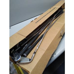 TaylorMade Golf Qi Max Irons Set 4-PW, P (7-Piece Lot) Left-Handed KBS Max 85 MT Steel Regular Flex