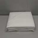 Amazon Basics 4 Piece Microfiber Lightweight Wrinkle-free Breathable Bed Sheet Set, Super Soft Easy Care, 14" Deep Pockets, Queen, Bright White, Solid