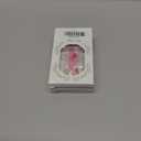 3 x White French Tip Press On Nails - Medium Almond, Fall Glue On, Full Cover Acrylic, Flower False, Glossy Artificial, Reusable Stick On Nails - 24Pcs