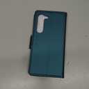for Samsung Galaxy S23 Case Wallet with RFID Blocking Card Holder, PU Leather Kickstand Protective Flip Phone Cover Fit for Galaxy S23 6.1", Bluish Green