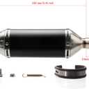 CRF50 Exhaust, XR50 Exhaust Muffler Silencer for 50 70 110 125 140 150 160cc Pit Bikes