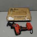 Cordless Brushless Reciprocating Saw, Compatible with Milwaukee 18V Batteries, Tool-Free Blade Change, Includes 4 Saw Blades for Wood, Metal & PVC Cutting (Tool Only)