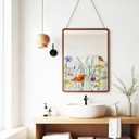 Flower Window Film Static Cling Privacy Decal Frosted Stained Mirror Border Waterproof Removable Livingroom Dcor Butterfly Bedroom DIY Decoration