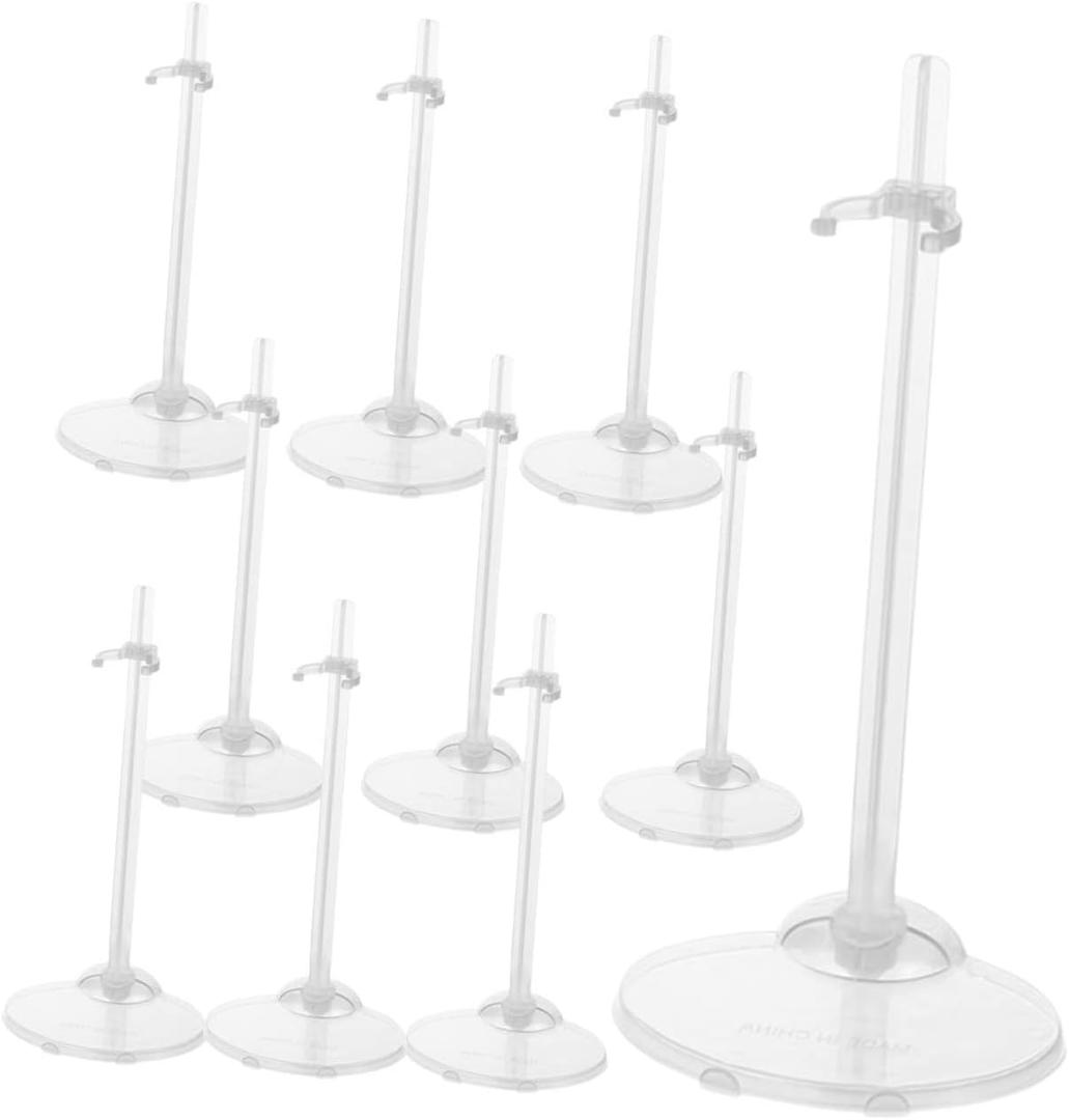 Alasum Doll Stands 4 Pcs Doll Model Display Holder for Boys and Girls Sturdy Wide Base