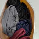INNERSY Women's High Waisted Underwear Cotton Panties Regular & Plus Size 5-Pack (Large)