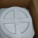 Vittles Vault Traditional Pet Food Storage Container For Dog Kibbles/Bird Seed/Oatmeal/Rice/Flour/Cereal, BPA Free Plastic, Sealed Airtight For Cat Food, Up To 30 lb, Made in USA, With Scoop, Gray, 30 Pounds