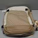 LOVEVOOK Large Travel Backpack for Women, TSA Carry on Backpack for Airplanes, 40L Personal Item Travel Bag for Women fits 17" Laptop,Waterproof Carry on Bag Airplane Approved with 3 Packing Cubes (Khaki - Beige - Abricot)