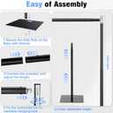 TOCRETOARE Pipe and Drape Backdrop Stand 10ft x 10ft, Adjustable Backdrop Stand Heavy Duty, Background Stand, Backdrop Stand for Parties, Photography, Birthday Decoration, Wedding