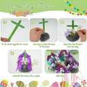 20 Sets Religious Easter Crafts Christian Craft Easter Cards He is Risen Handwork Cross Handwork Make Your Own He Lives Decoration for Christian Church Home Party Decor