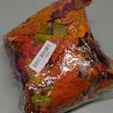 DearHouse 2 Pack Fall Garland Maple Leaf, 5.9Ft/Piece Hanging Vine Garland Artificial Autumn Foliage Garland Thanksgiving Decor for Home Wedding Fireplace Party Christmas (Orange)