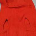 AOFITEE Large Christmas Dog Sweater, Turtleneck XXL Dog Sweater for Winter, Stretchy Knitwear Dogs Sweaters, Pet Knitted Pullover with Harness Hole for Pitbull, Golden Retriever, Labrador Red 2XL