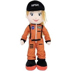 Playtime by Eimmie - 14” Eimmie NASA Doll - Soft Baby Doll - Plush Rag Dolls for 2 Year Old Girls & Boys, Toddler & Infants - Astronaut Plush Washable Doll - Girl Astronaut Doll - Astronaut Toys