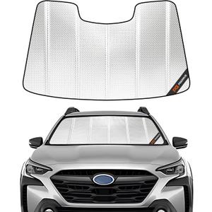 Pigenius Windshield Sun Shade for Subaru Outback 2023-2025; Subaru Legacy 2023-2025 with Eyesight Driver Assist System. Reflective Aluminum Film Front Window Sunshade - BLAZBLOCK