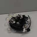 Brightown Outdoor String Lights, 50FT 25 G40 Bulbs Shatterproof Patio Lights, IP65 Waterproof Dimmable Hanging Connectable Globe LED Outdoor Lights for Backyard, Bistro, Porch, Deck, Balcony (Black)