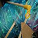 Jellyfish Decor, 8 Pcs Hanging Jellyfish Lanterns, Colorful Glitter Jelly Fish Decoration for Under The Sea Party Decorations Mermaid Theme Party Birthday Gifts for Women Girls Baby